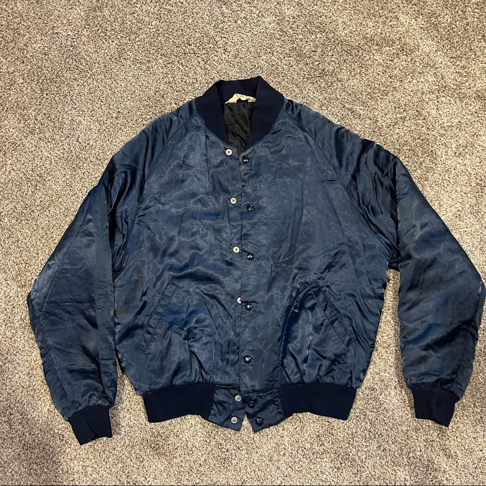 Vintage Don Alleson Nylon Jacket Asheville Fire Department